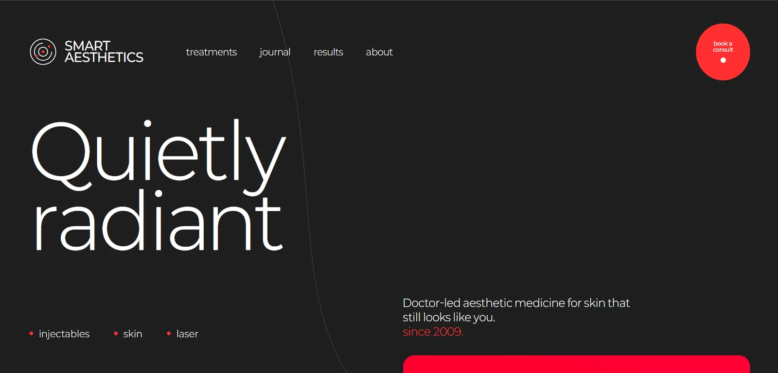 Smart Aesthetics website